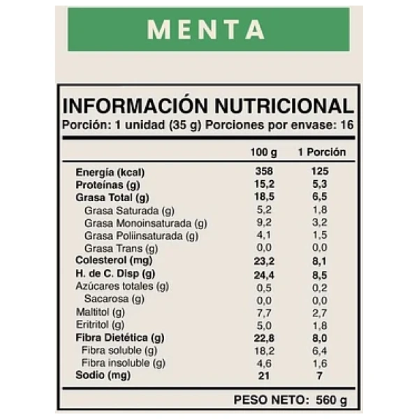 Wild Fit Almendra Menta 16 unidades - Imagen 2