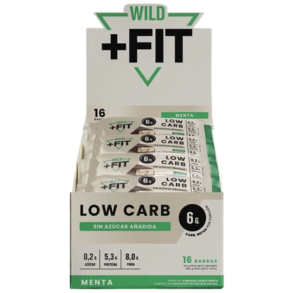 Wild Fit Almendra Menta 16 unidades