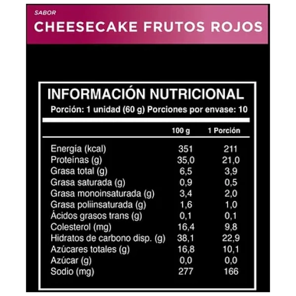 Wild Protein Pro Berries Cheesecake 10un - Imagen 3