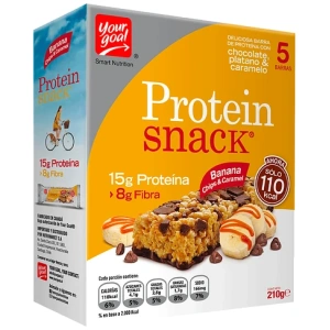 Protein Snack Banana Chips&Caramel 5 Unidades