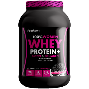 100% Women Whey Protein Cookies&Cream 907grs