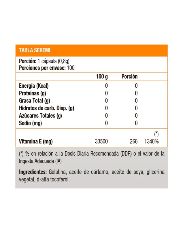 Dimadi Vitamina E 400 UI (100 soft) - Dimadi