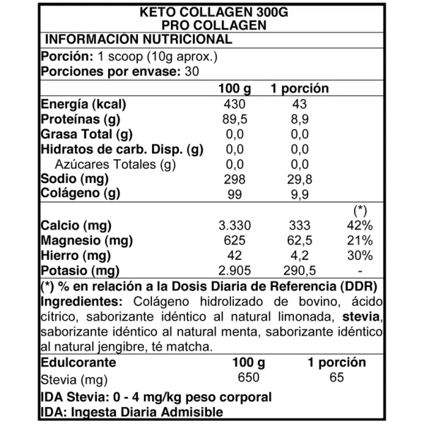 Keto Collagen 300grs. - Imagen 2