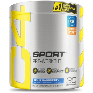 Pre Entreno C4 Sport Blue Raspberry 30 servicios.