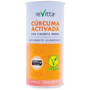 Cúrcuma Activada + Pimienta Negra 200grs.