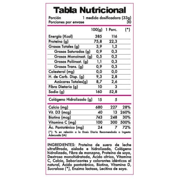 Whey Femme Protein Frutos Rojos 1kg - Imagen 2