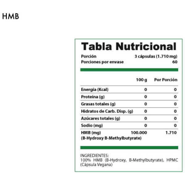 HMB Pro 180 Cápsulas - Imagen 2