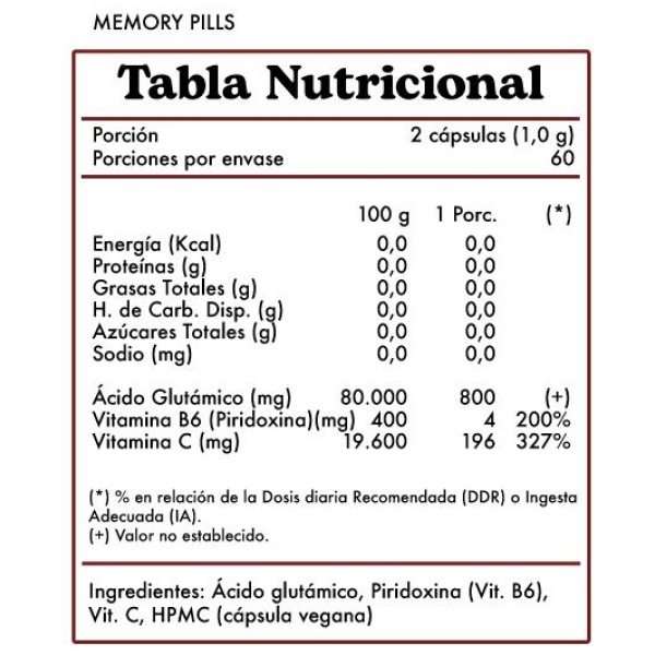 Memory Pills para la memoria 120 cápsulas - Imagen 2