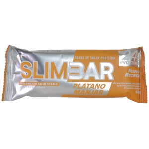 Barrita Proteina Slim Bar Platano Manjar 60grs