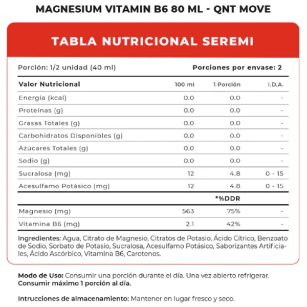 Shot de Magnesio + Vitamina B6 80ml - Imagen 2