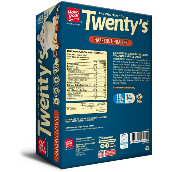 Twenty's Hazelnut Praline 12un - Imagen 4