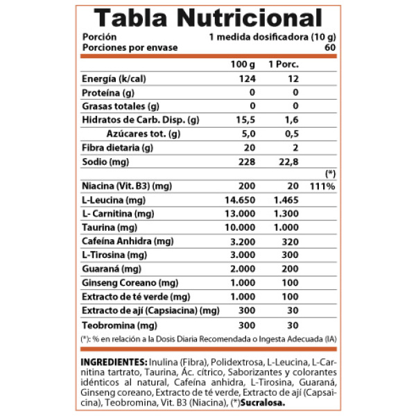 Lipo Kill Man Limón 600grs. - Imagen 2