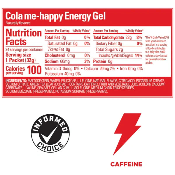 Energy Gel Cola Me Happy - Imagen 2