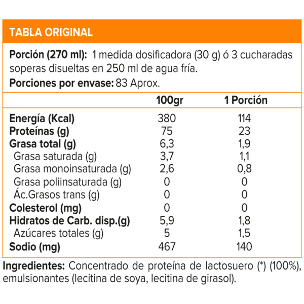 Impact Whey Protein Chocolate 2.5 Kg - Imagen 2