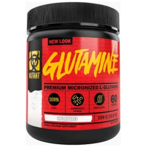 Glutamina En Polvo Mutant 300grs 60 Serv