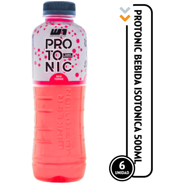 Protonic Red Tonic Bebida Isotonica 500ml Pack 6un - Imagen 2